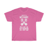 Mechanic Fix Stupid Heavy Cotton Tee