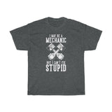 Mechanic Fix Stupid Heavy Cotton Tee