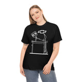 Chevy Over Dodge Table Heavy Cotton Tee