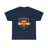 8 UAW local 163 Heavy Cotton Tee