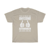 Autoworker Awesome Heavy Cotton Tee