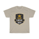 9 UAW local 931 Heavy Cotton Tee