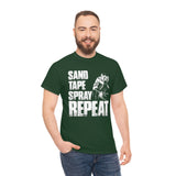 Sand Tape Repeat Heavy Cotton Tee