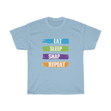 Eat Sleep Repeat Heavy Cotton Tee