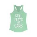 Plays with car  Women's Ideal Racerback Tank