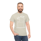 Chevy Over Dodge Table Heavy Cotton Tee