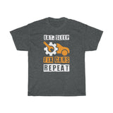 Eat Sleep Repeat Heavy Cotton Tee