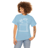 Chevy Over Dodge Table Heavy Cotton Tee