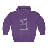 Ford Over Dodge Table Hooded Sweatshirt