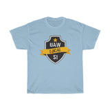 10 UAW local 51 Heavy Cotton Tee