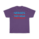 Heroes Don't Wear Caps Heavy Cotton Tee