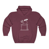 Ford Over Dodge Table Hooded Sweatshirt