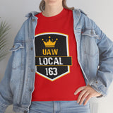 9 UAW local 163 Heavy Cotton Tee