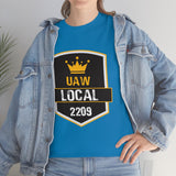 8 UAW local 2209 Heavy Cotton Tee