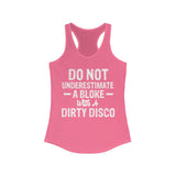 DIRTY DISCOWomen's Ideal Racerback Tank