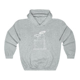 Ford Over Chevy Table Hooded Sweatshirt