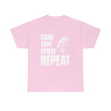 Sand Tape Repeat Heavy Cotton Tee