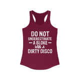 DIRTY DISCOWomen's Ideal Racerback Tank