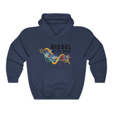 Diesel In My Veins black  Hooded Sweatshirt