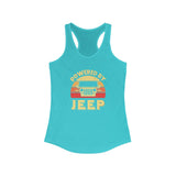 Powered jeep Women's Ideal Racerback Tank