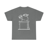 Chevy Over Dodge Table Heavy Cotton Tee