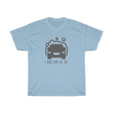 Build Cars All Day Heavy Cotton Tee BLK