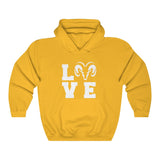 LOVE Ram Hooded Sweatshirt