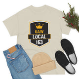 9 UAW local 163 Heavy Cotton Tee