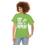 Sand Tape Repeat Heavy Cotton Tee