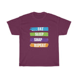 Eat Sleep Repeat Heavy Cotton Tee