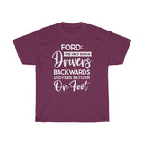 Ford Driver Backwards Heavy Cotton Tee