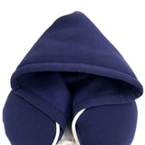 Travel Pillow Hooded U-Shaped Pillow Cushion Car Office Airplane Head Rest Neck Pillow Travel Pillow Accessories