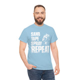 Sand Tape Repeat Heavy Cotton Tee