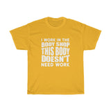 Body Shop Work Heavy Cotton Tee