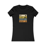 Eat and Sleep Women's Favorite Tee