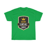 9 UAW local 551 Heavy Cotton Tee