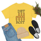 229 DET ROIT Heavy Cotton Tee BLK