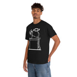 Chevy Over Dodge Table Heavy Cotton Tee