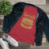 Happy Hour Women's Triblend Tee