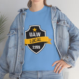 9 UAW local 2209 Heavy Cotton Tee