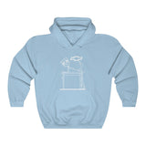 Chevy Over Dodge Table Hooded Sweatshirt