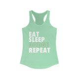 For fitness DOGE and Repeat Women's Ideal Racerback Tank