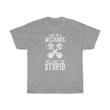 Mechanic Fix Stupid Heavy Cotton Tee