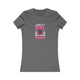 Just a girl printed Women's Favorite Tee