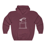 Chevy Over Jeep Table Hooded Sweatshirt