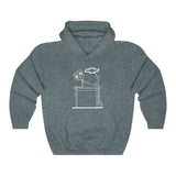 Chevy Over Dodge Table Hooded Sweatshirt