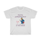 Postal Worker Roar Fix Stupid Heavy Cotton Tee