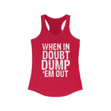 Doubt Dump Women's Racerback Tank Top