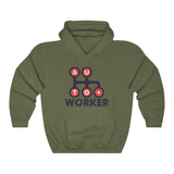 0045 Auto Worker  Hooded Sweatshirt