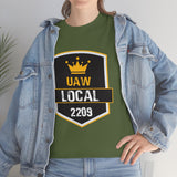 8 UAW local 2209 Heavy Cotton Tee